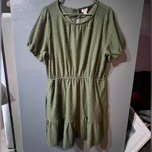 J.Crew Knit Clip-dot mini dress